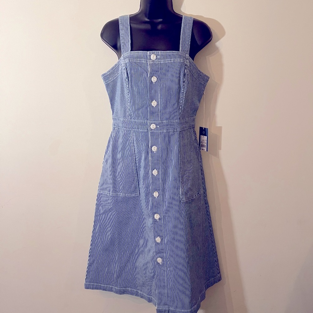 Button down Jean dress size 6 NWT